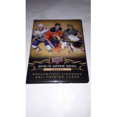 2018-19 Upper Deck Series 1 One Binder 14x 9page sheets inside 